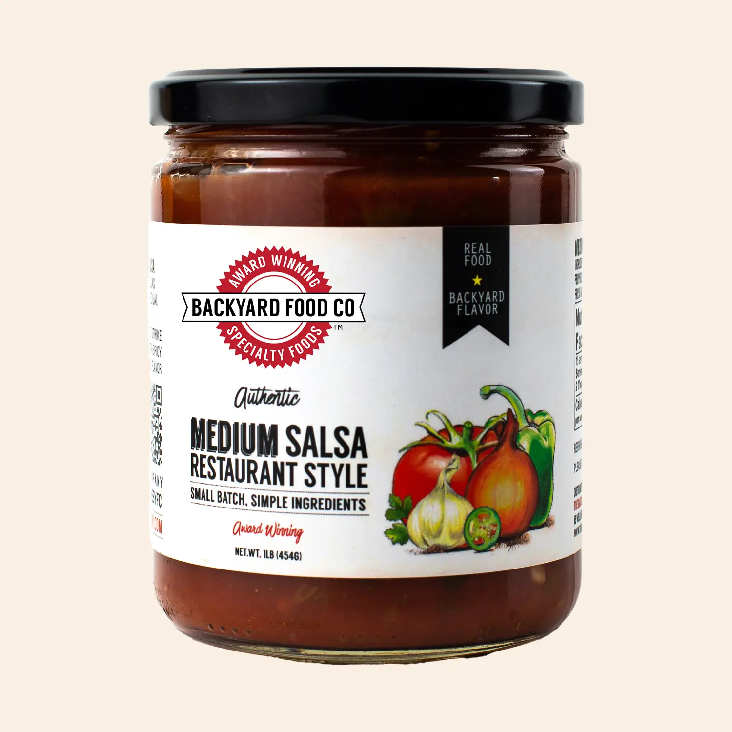 Restaurant Style Medium Salsa, Simple Fresh Ingredients, Garden Fresh Homemade Flavor