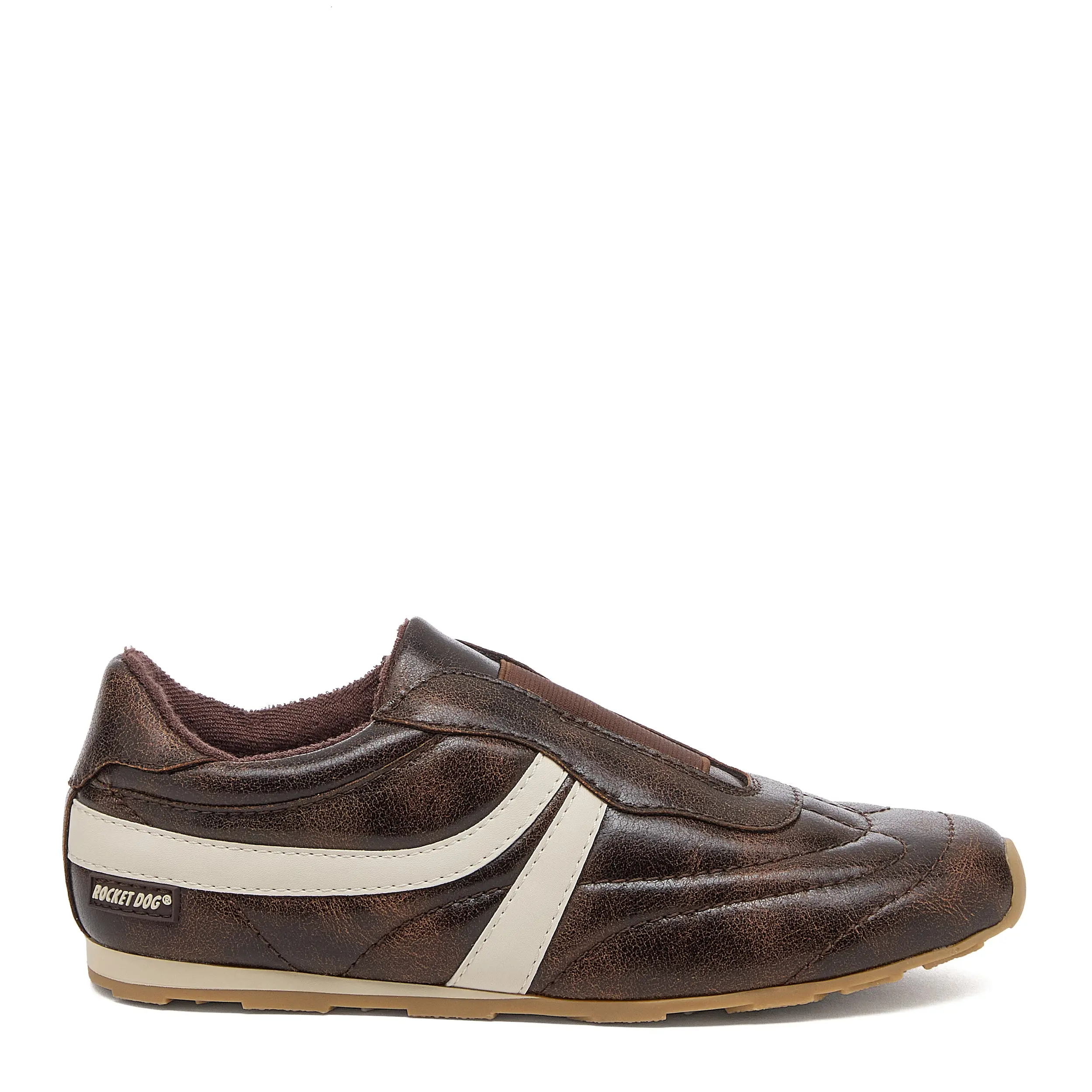 Destin Brown Leather Sneakers