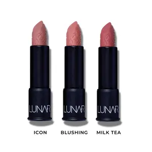 Lunar Beauty Lipstick Trio — featuring Blushing, Milk Tea & Icon