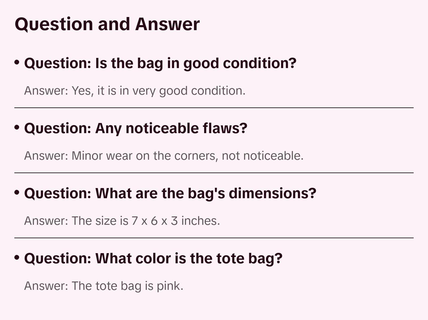 Pre-owned Dior Satin Tote Bags Pink Mini Tote Bag Very Good Condition with Minor Wear