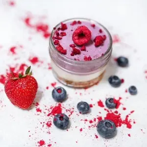 Plantiful Kitchen Berry Vanilla Vegan Cheesecake Jar