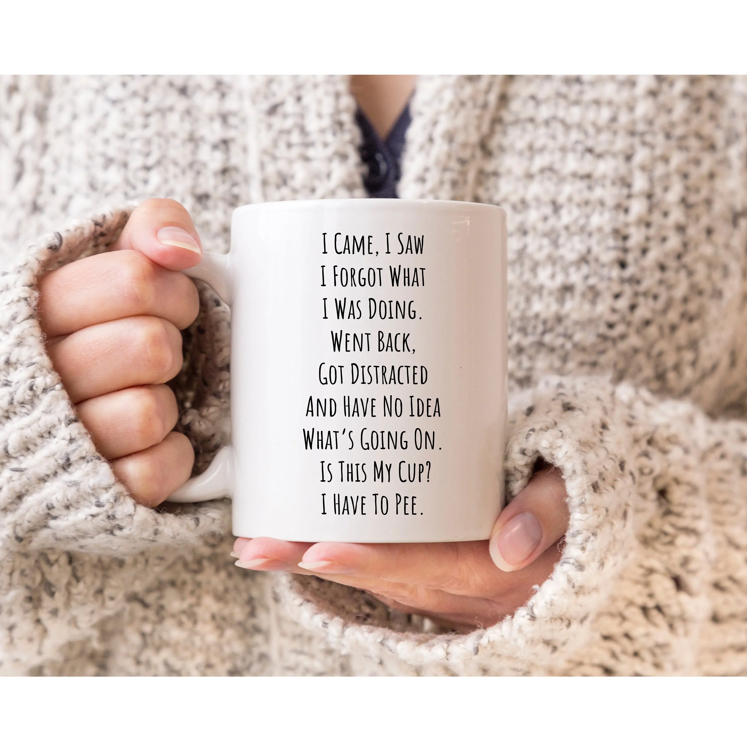 Adhd Humor Mug, Grandma's Wandering Mind Cup, Funny Coffee Mug For  Distracted Individuals, Gift For Elderly People, 11 15oz Ceramic Cup -  TikTok Shop