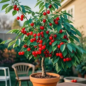 50 PCS Dwarf Cherry Tree Seeds – Fast-Growing, Sweet & Juicy Fruit, Hardy & Compact, Easy to Grow for Gardens & Containers