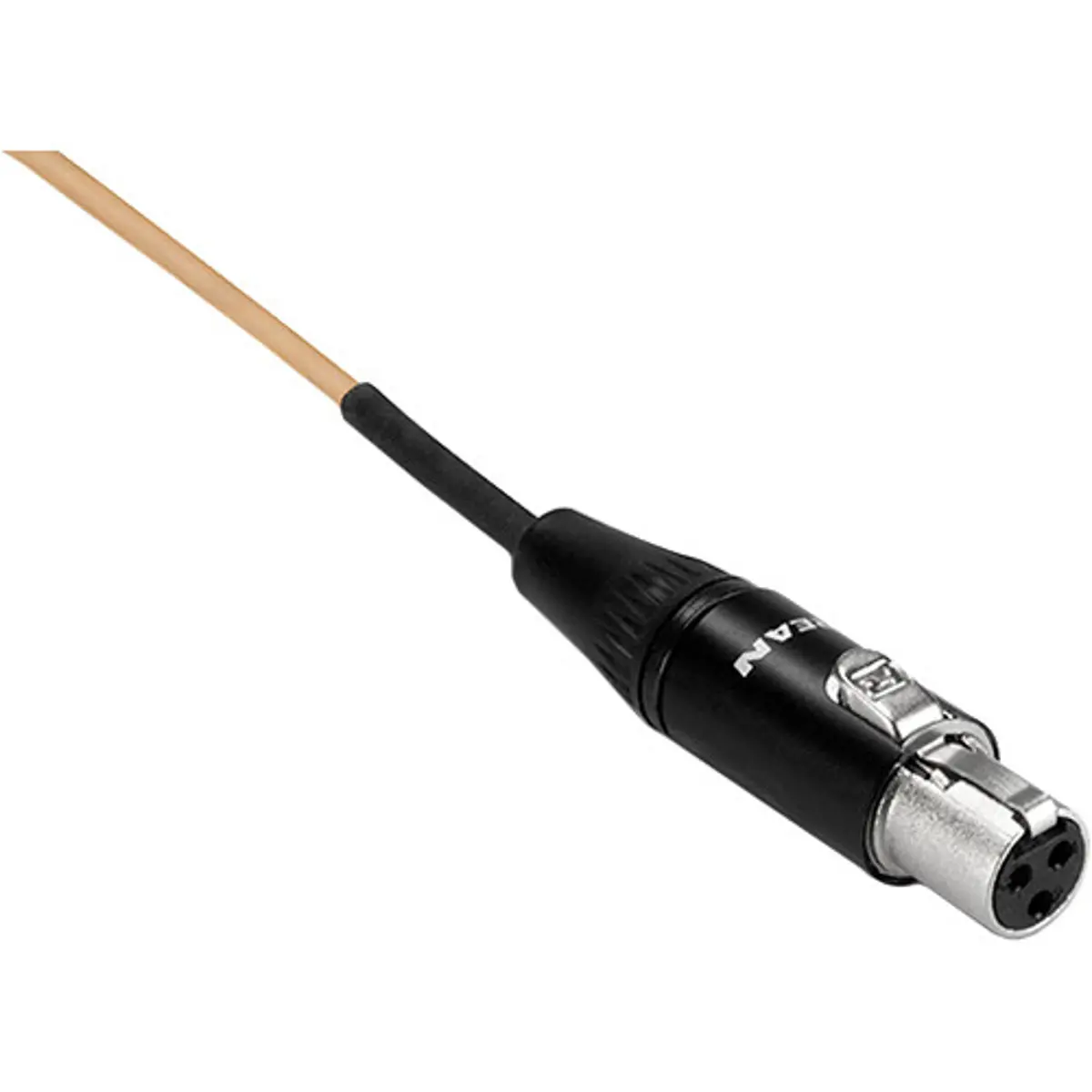 Hosa Technology Mogan Microphone Cable for AKG Wireless Transmitters, Beige, 2mm OD, 4'
