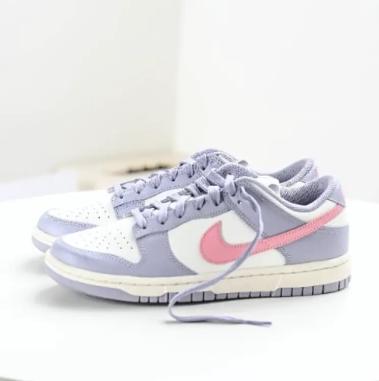 Nike Dunk Low Indigo Haze DD1503-500 Womens Fashion Sneakers New Damaged Box