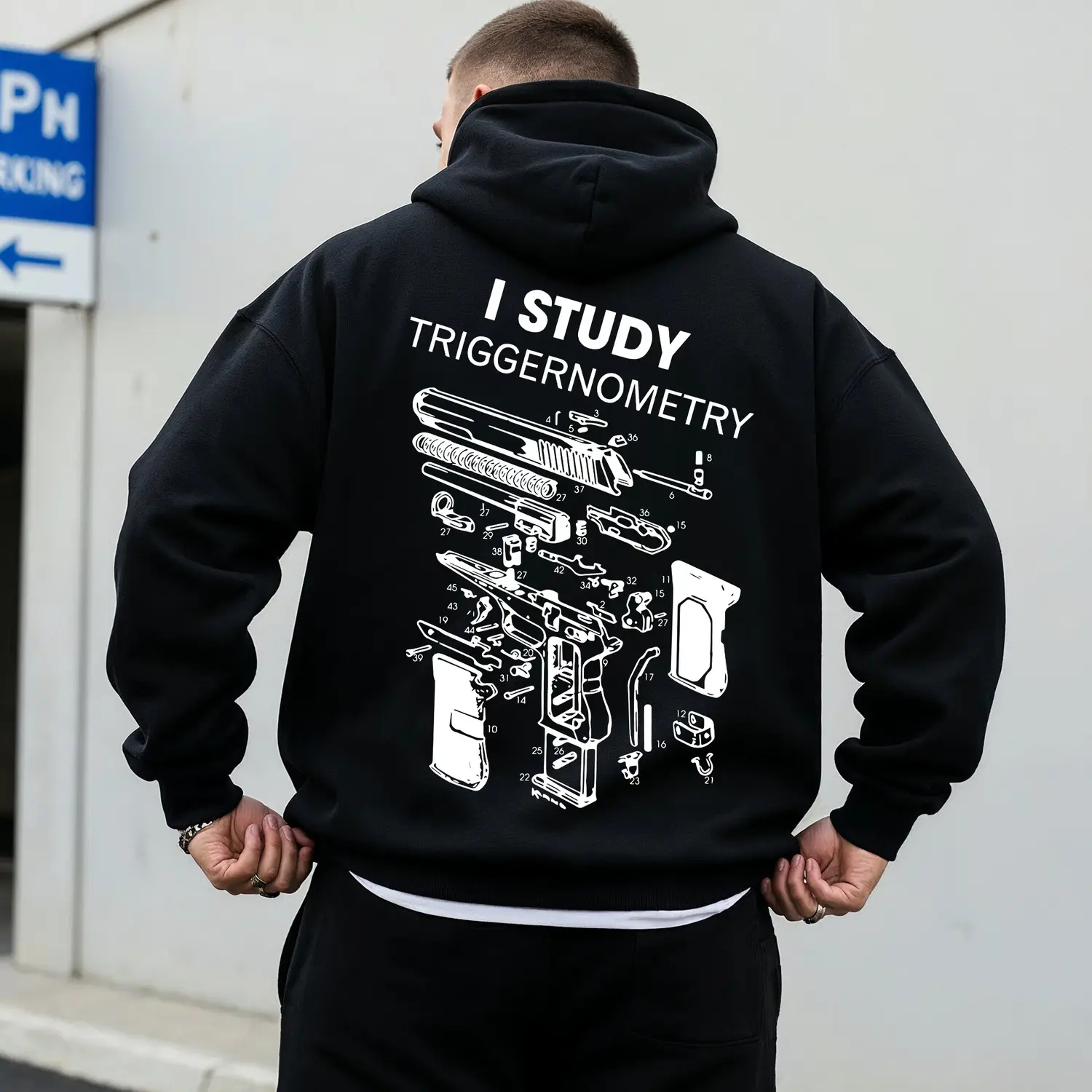 I Study Triggernometry Shirt, Funny Gun T-Shirt for Men, Tactical Firearm Hoodie, Pro 2A sweatshirt, 2nd Amendment Gift, Military Humor Gift