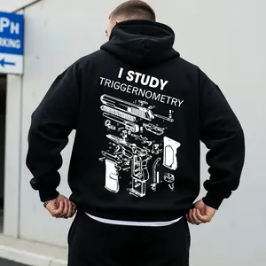 I Study Triggernometry Shirt, Funny Gun T-Shirt for Men, Tactical Firearm Hoodie, Pro 2A sweatshirt, 2nd Amendment Gift, Military Humor Gift