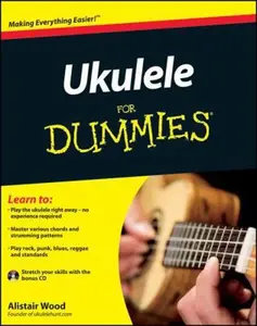 USED-Ukulele for Dummies by Alistair Wood (Paperback)