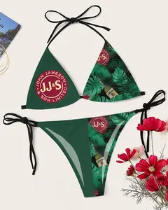 Jameson Irish Whiskey Casual Printed Bikini IEU