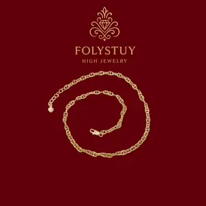 [21.6inch by 6mm O-shaped necklace]【FOLYSTUY (Y146)】Unisex Versatile fashion jewelry