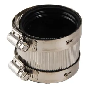 Avalon No Hub Coupling 4" Piping and Fitting Iron Industrial Coupling Component with Secure Locking Mechanism