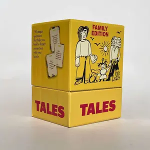 TALES Family Edition - 150 Conversation Cards for Family Games, Dinners, and Gatherings - Perfect for Adults Teens and Kids - Prompts for Meaningful Connections