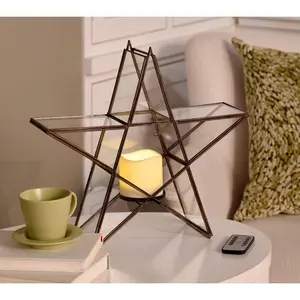 Home Reflections Flameless Star Lantern