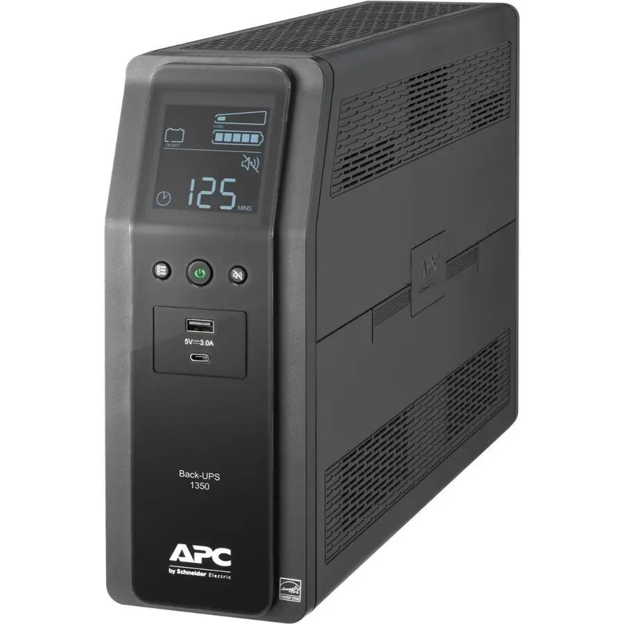 APC Back-UPS Pro 1350VA Tower UPS, Tower Form Uninterruptible Power Supply for Home/Office Computers & Office Equipment