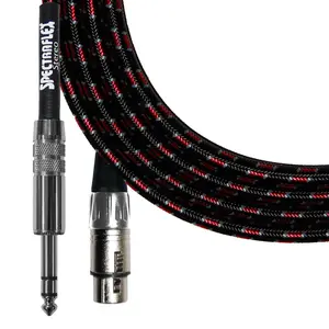 Braided Series Stereo Straight Plug-Female XLR