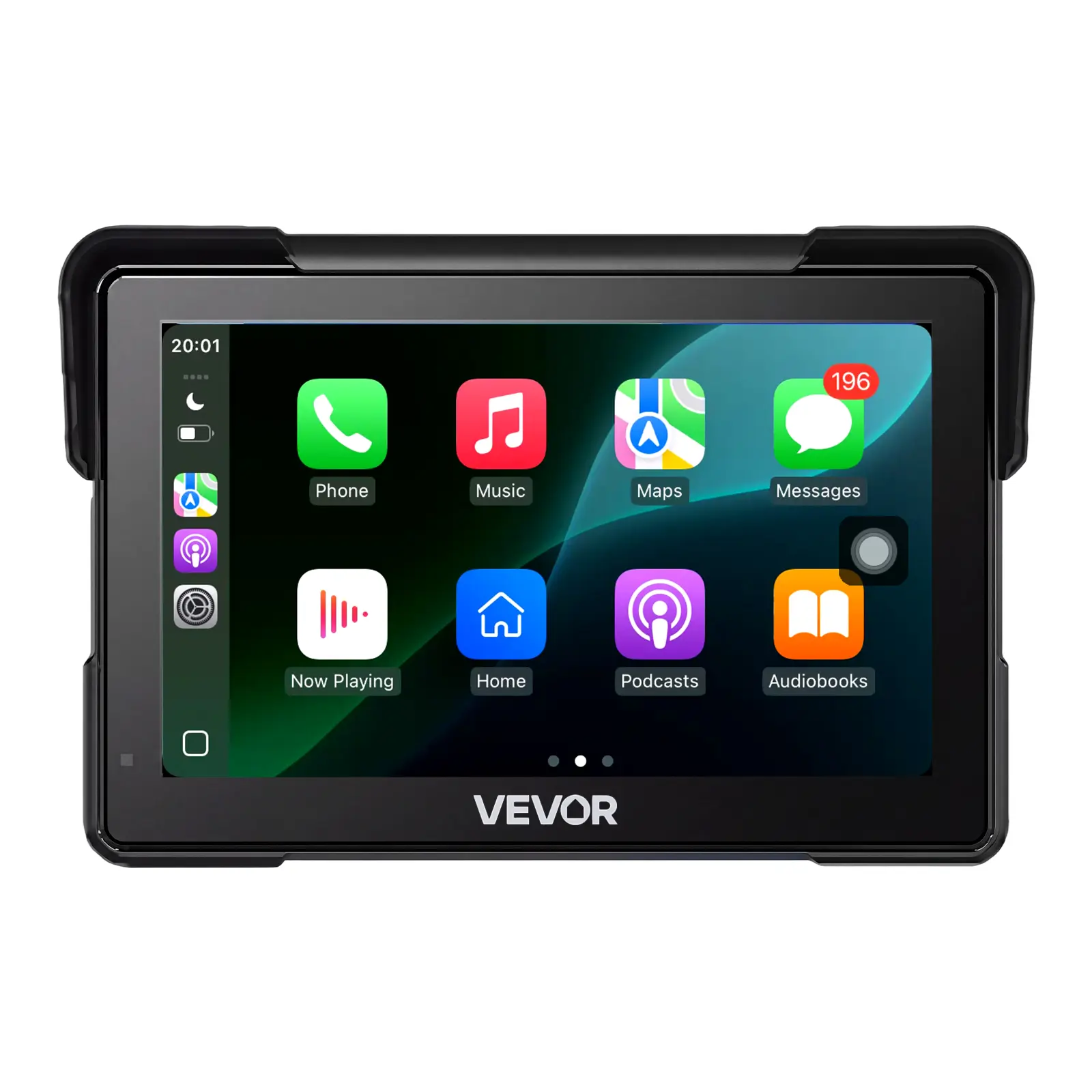 VEVOR 7 Inch Wireless Motorcycle Carplay with Apple Carplay