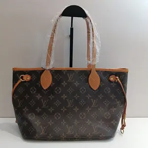 Pre-owned Louis Vuitton canvas Tote Bags neverfull pm size【BF 2Z】