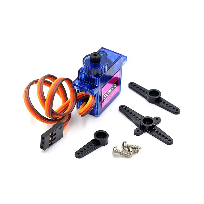 SG92R 9g Micro Servo Motor with Carbon Fiber Gears 2.5kg for RC Plane & Arduino