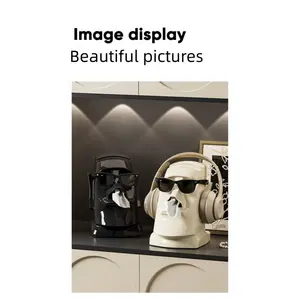 Desktop Storage Box, Eyeglasses & Headphone Organizer, Office Organization Essential, Coffee Table Paper Towel Holder, Stylish Office Desk Accessories