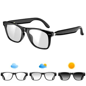 D1 Smart Glasses BT6.0 With Auto Color Changing Photochromic Lenses For Men Women Wireless Music Headphones Phone Calls