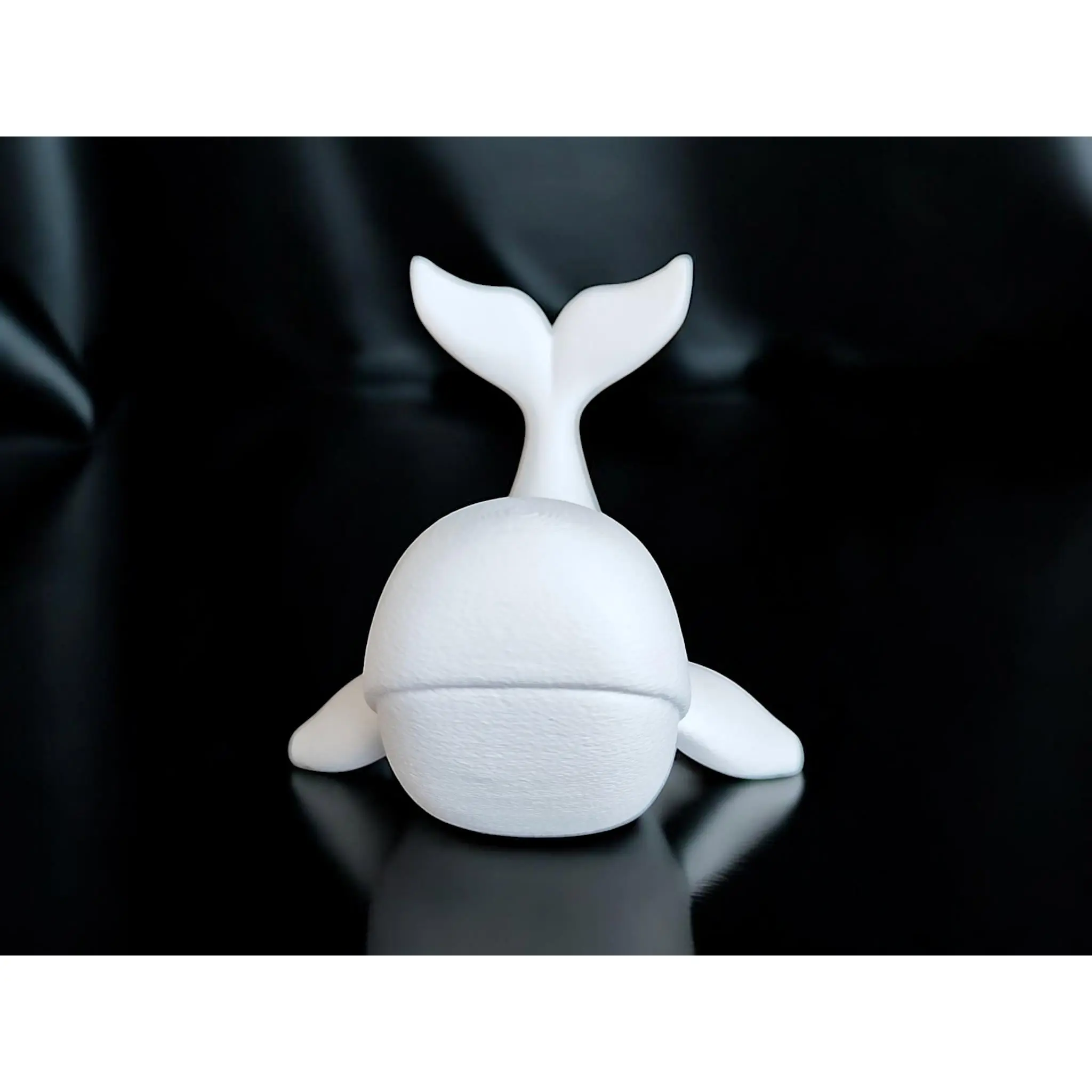Elegant Whale Sculpture - Nature In Motion -- Mega Size! 12 In (30.5cm) Long!