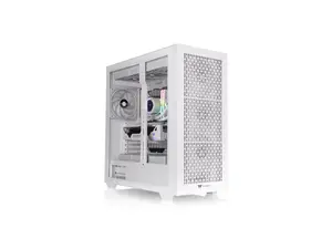 Thermaltake AX500 Snow TG Full Tower; 4x140mm CT Fans Included; SSI-EEB/SSI-CEB/E-ATX; 420mm Radiator Support; 460mm GPU Clearance; Supports up to 5X 3.5 or 6X 2.5; Hidden Connector; CA-11D-00F6WN-00