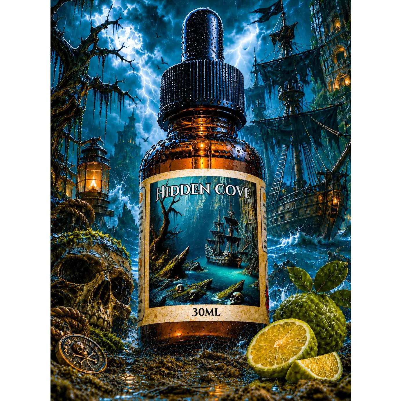 Hidden Cove - Dirt, Fresh Rainfall, Petrichor, Bergamot Beard Oil, Butter, & Cologne