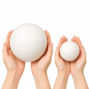 Silky-smooth Round Marshmallow Squishy Toy - Squilo Quick Rebound Non-Moldable  EVA Powder Filling Sensory Fidget Toys for Stress Relief