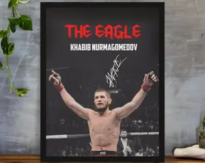 Khabib Nurmagomedov, Poster, The Eagle UFC, UFC Poster, Poster Ideas, Russian Fighter Poster, Motivational Posters, Wall Decor, MMA Poster