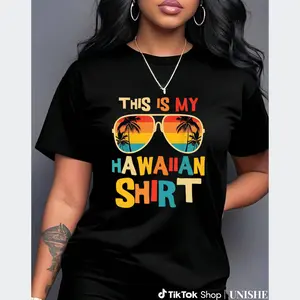 100% Cotton Hawaiian Shirt – Perfect Tropical Luau Costume Tee