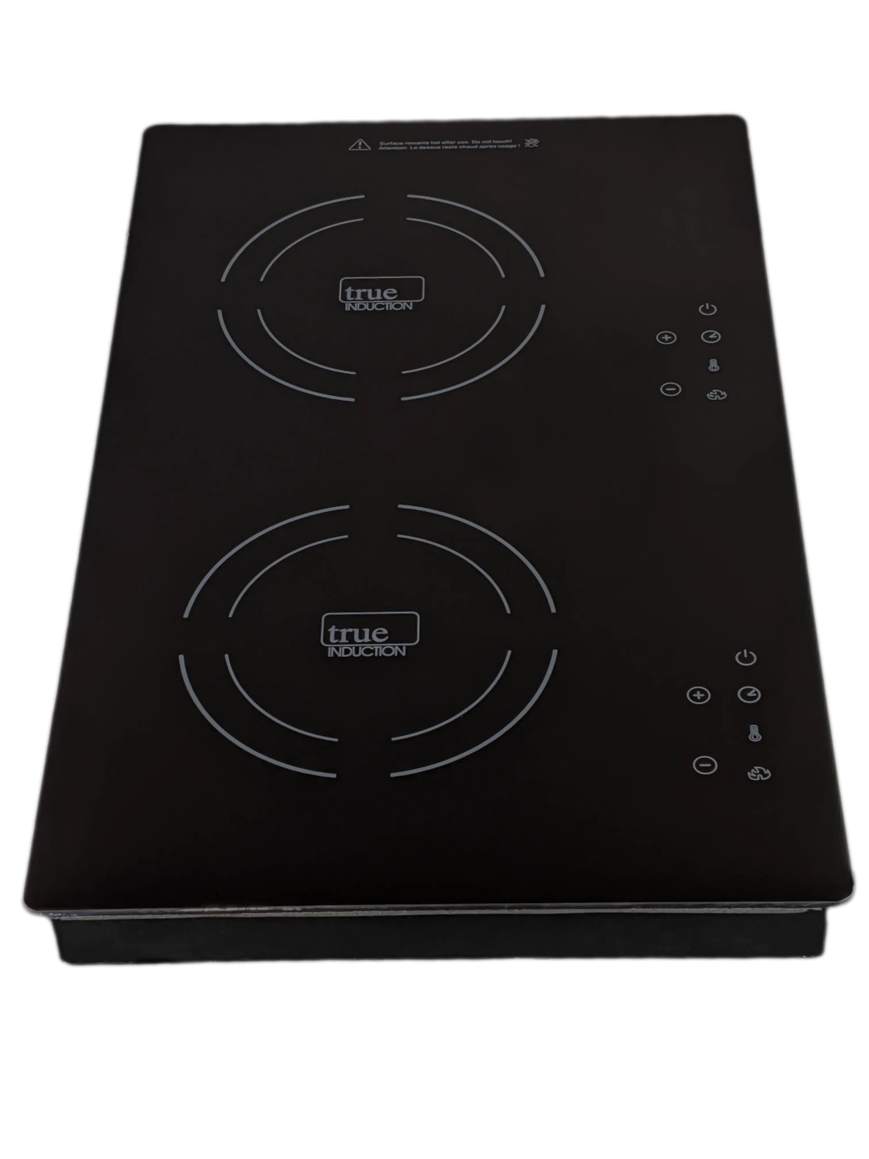 True Induction TI-2BN Double Burner Induction Cooktop UL858 Certified 1750W Built-In or Portable