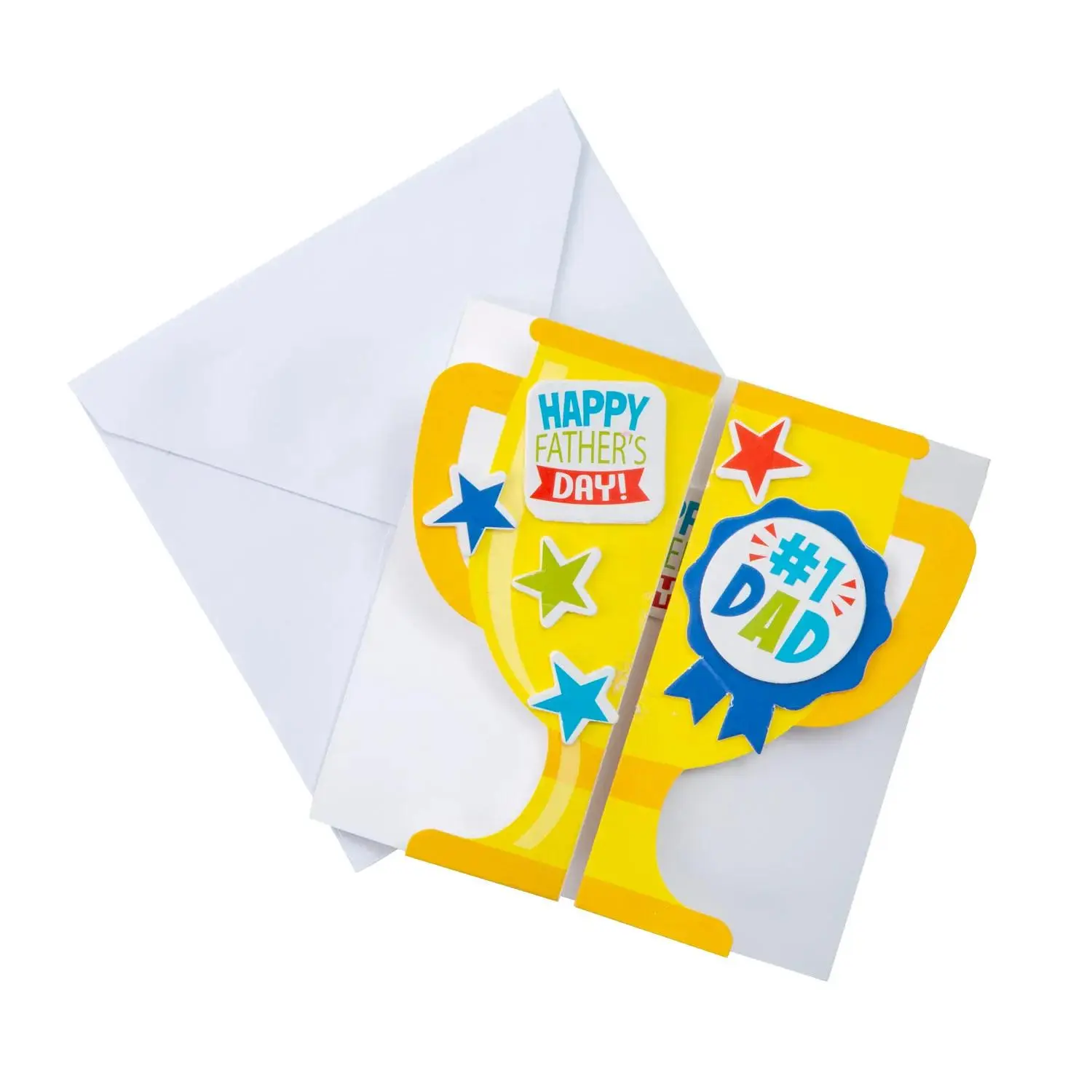 Fun Express Father’s Day Trophy Card Craft Kit - Makes 12