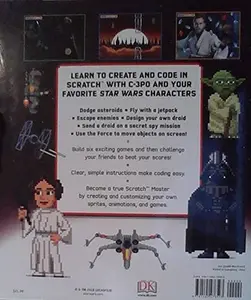 USED-Star Wars Coding Projects - A Step-by-Step Visual Guide to Creating Your Own Sprites, and Coding Your Own Games by Jon Woodcock (Hardcover-spiral)