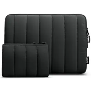 13.5 14 15.6 16 Inch Puffy Laptop Sleeve Case with Accessory Bag, Protective Notebook Sleeve Bag for MacBook Air 13/15, MacBook Pro 13/14/15/16 and 13" 14" 15" 16" HP Dell Asus Acer Laptop Cover