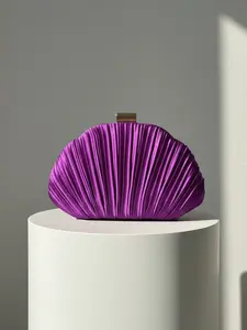 Women's Elegant Evening Clutch Bag, Faux Leather Chain Strap Handbag, Perfect for Weddings Parties Birthdays Christmas Gifts