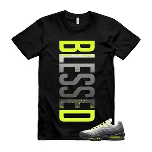 Air Max 95 Big Bubble Neon Yellow Black Cool Grey 2026 OG T Shirt Match VERTBLS