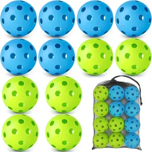 12/30/60 Pcs Practice Baseballs For Hitting, 2.8 Inch Plastic Soft Baseballs for Practice Lightweight Soft Ball With Mesh Bag, Hollow Training Softball for Indoor Outdoor Sport Pitching Batting