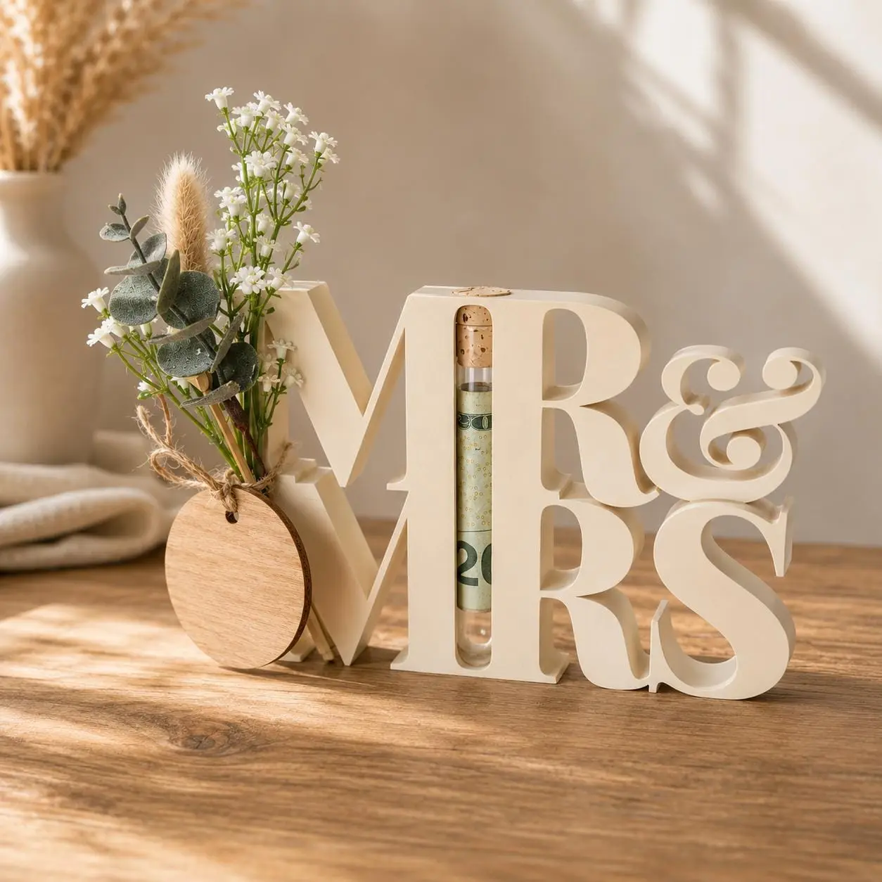Mr. & Mrs. Wedding Money Bouquet