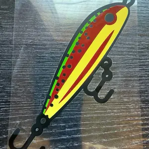 Fishing Lure Window Decal For Anglers