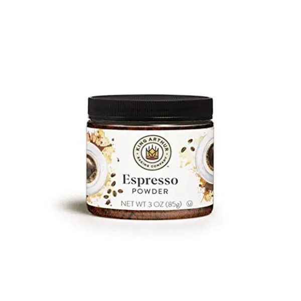 King Arthur Espresso Powder: Premium Baking Extract for Rich Chocolate Flavoring, 3 Oz Reusable Jar, Kosher Certified - Enhance Your Desserts with Instant Coffee Intensity