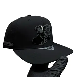 Unisex Classic Gallero De Michoacán Black Snapback Baseball Cap, Comfortable Fit Polyester Material, Rooster Animals Design, Snapback Hats, Animal Graphic Hats