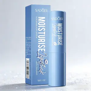 Hyaluronic Acid Lip Balm, Deep Hydrating Lip Care for Dry Cracked Lips, Colorless Moisturizer to Smooth Fine Lines