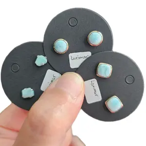 Larimar Earrings