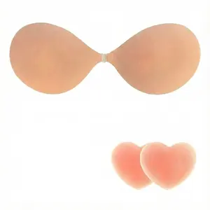 Girl'sBra Adhesive Bra Strapless Sticky Invisible Push up Reusable Silicone The Best Off Backless Viscous for Women