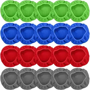 20 Pack  Care Microfiber Cloths for Windshield Cleaner, Replaced Microfiber Pads Cover Kit for Auto Windshield Cleaning Tool Glass Wiper, Interior  Window Cleaner Washing Bonnets