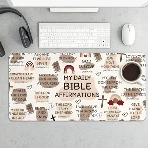 Motivational Quote Mouse Pad with Daily Bible Affirmations for Daily Inspiration and Functionality Ideal for Daily Use