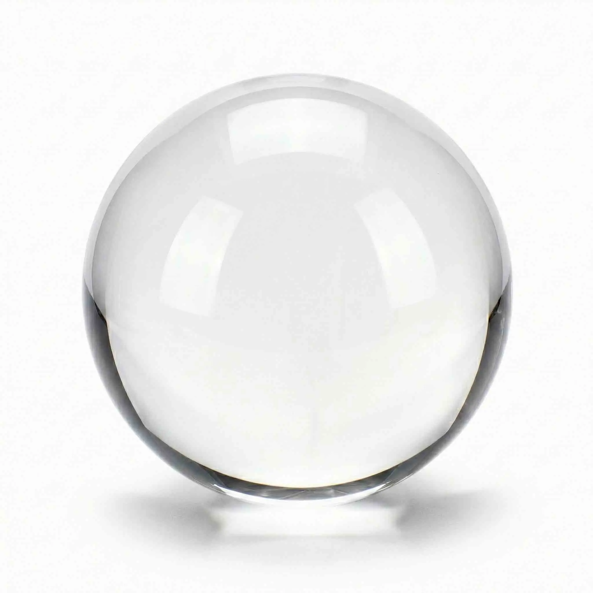 50mm Clear Crystal Ball — Scrying Beginners Palm-Size Sphere