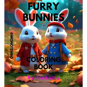 Furry Bunnies Coloring Book