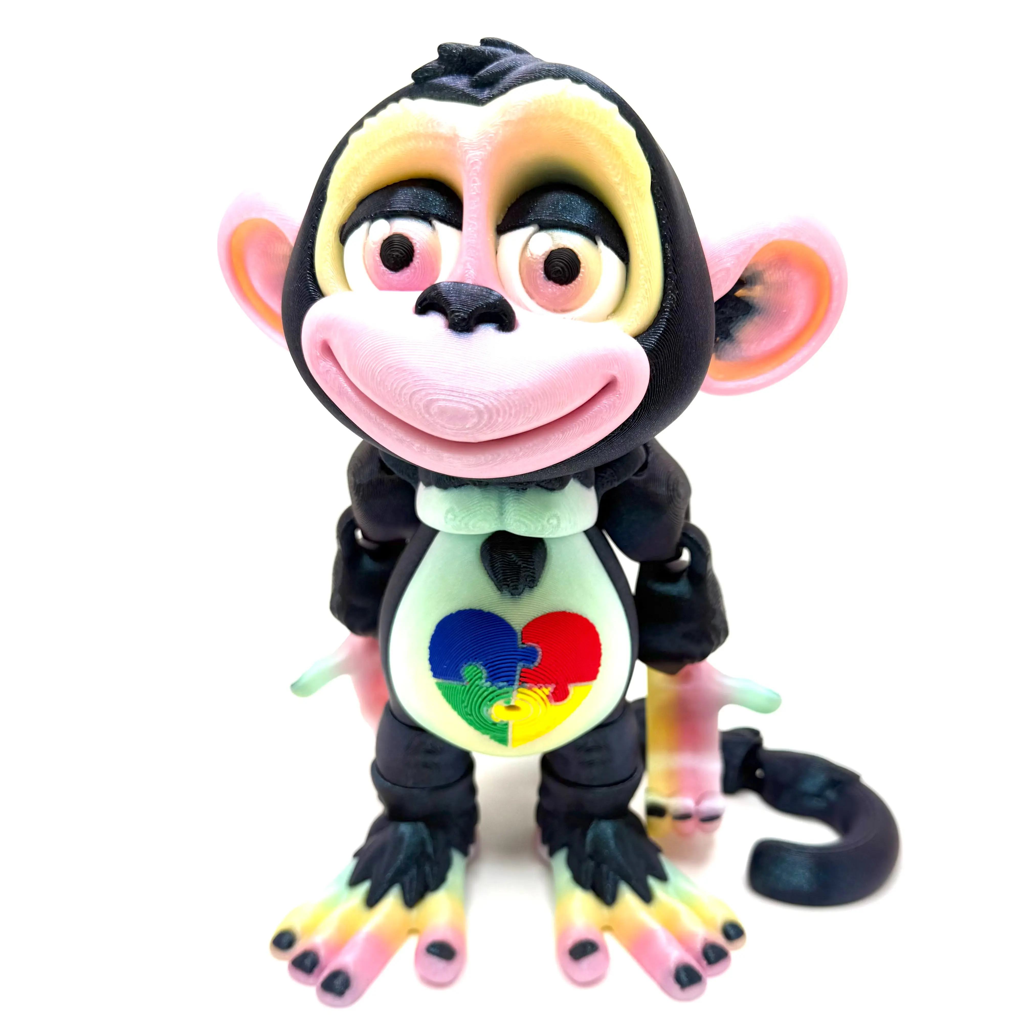 autism Heart puzzle 5”