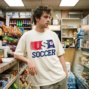 USA Soccer Team Graphic Tee, 80's United States Fan Apparel